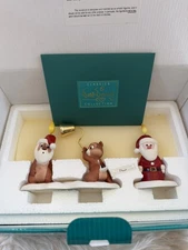 WDCC Chip 'N Dale Little Mischief Makers Pluto's Christmas Tree SANTA CANDLE COA