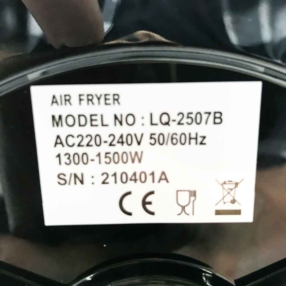 Friggitrice ad aria Vpcok LQ-2507B con 6 programmi foto 5