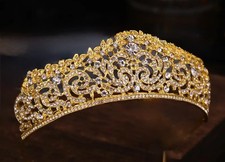 Sparkly Gold Diamond Tiara