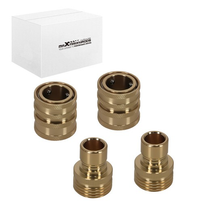 #ad 3 4quot; Brass Adapter Coupler for Pressure Washer Quick Connect Garden Hose 4Pcs $16.80