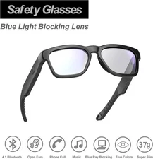 Smart/Audio Glasses with Bluetooth Speaker, Reading Glasses with Voice Control