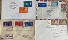 Postal History British Solomon Islands Selection of 4 Covers 1937 FDC QE2 x 3