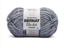 Bernat Blanket Tweed Yarn, Sea Tweed