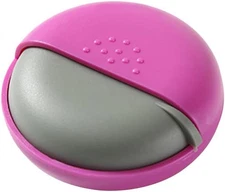 Travel Pill Organizer, Portable Pill Case, round Small Pill Box for Pocket Purse