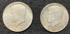 1964 P & D - Set of 2 - 90% Silver John F Kennedy Half Dollars