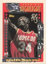 1993-94 Topps #2 Hakeem Olajuwon