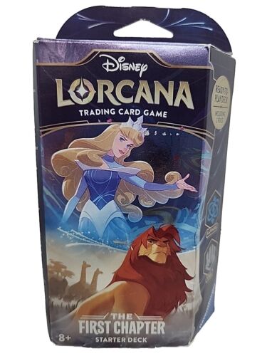 NEW Disney Lorcana First Chapter  Starter Deck Sleeping Beuty Simba Pac 60 Cards - Picture 1 of 6