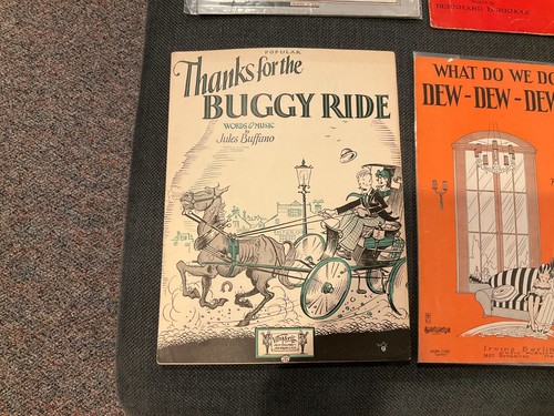 Vintage Lot Sheet Music 1920s great art worth framing rare lot of 16 nice shape - Picture 13 of 19