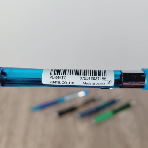 5 Lot Vintage Pentel Mechanical Pencil Quicker Clicker PD345 Japan ~ Used - Picture 7 of 23