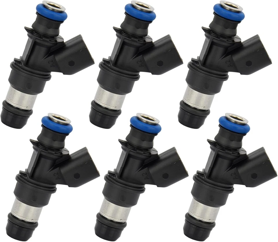OEM Set of 6x Delphi Fuel Injectors Fits 2005 2006 Chevrolet Uplander 3.5L V6 - Image 3 of 4