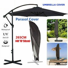 Heavy Duty Outdoor Patio Umbrella Protective Cover 265CM: 50X70X40CM