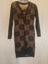 Sabora Longsleeve Black Lace Dress Large