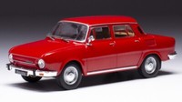 Ixo 1/43 Skoda 100L 1974 Rot Modellbau Statisches Modell Diecast