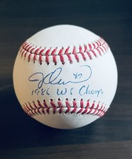 Jesse Orosco Autographed Signed Official ML Baseball, Mets 86 WS Champs Insc COA