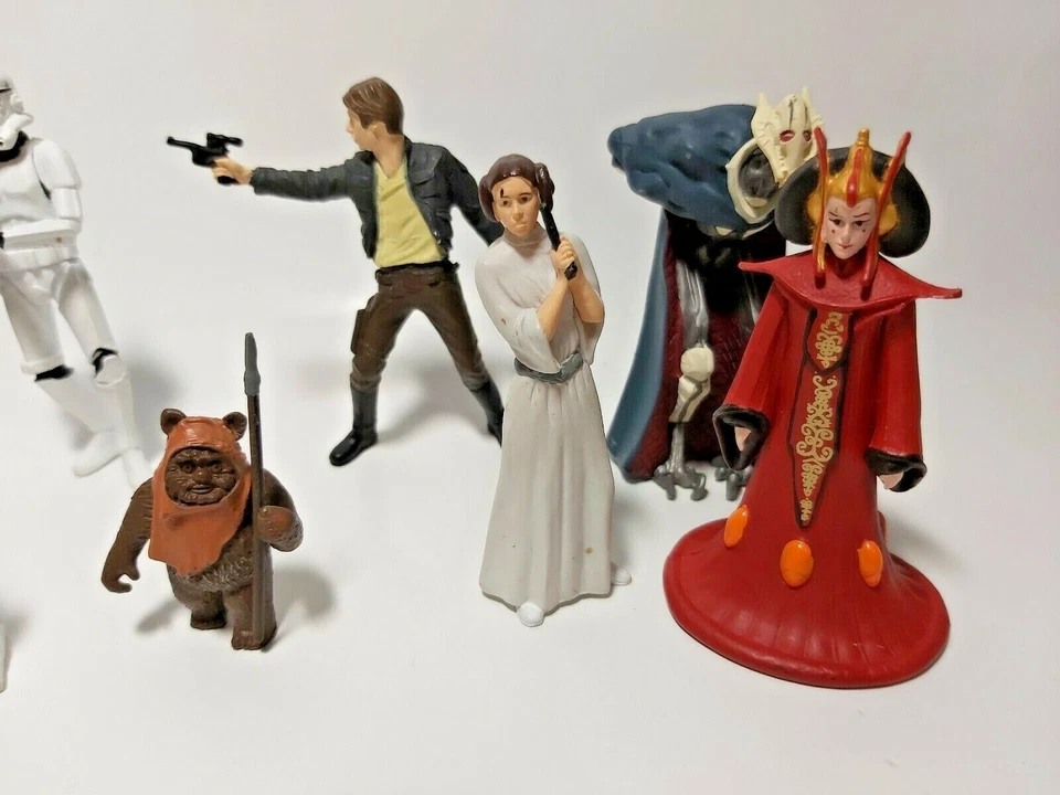 2007 LFL StarWars фигурка C 3PO принцы Лея королева Амидала Хан Соло лот 10 - Изображение 3 из 4