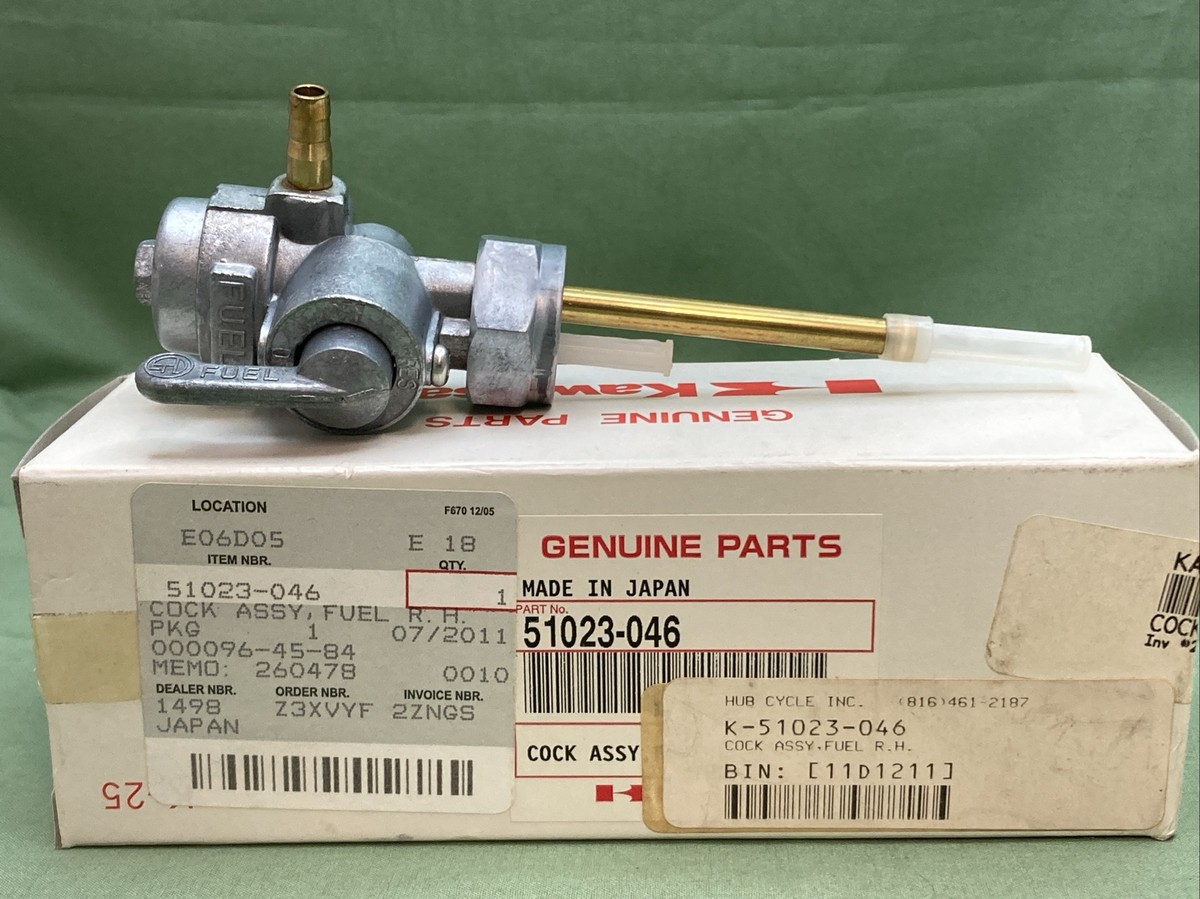 NEW GENUINE KAWASAKI 51023-046 COCK ASSY,FUEL R.H. | eBay