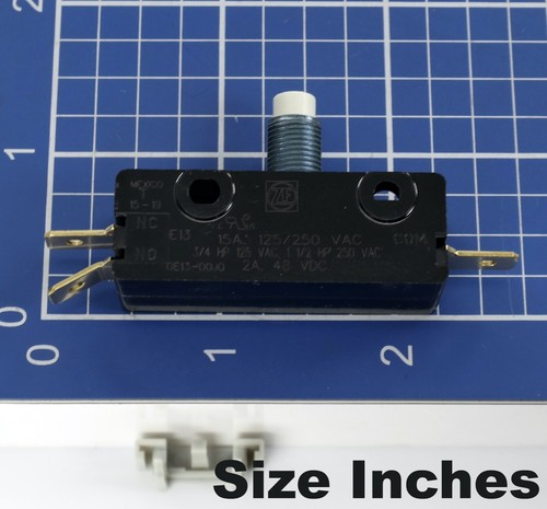 ZF CHERRY 0E1300J0 MICRO SW, SPRING PLUNGER, SPDT, 15A 250V - Picture 3 of 3