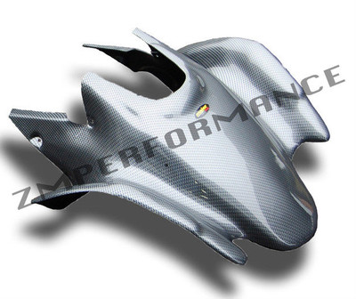 NEW YAMAHA YFS 200 BLASTER BLACK CARBON FIBER PLASTIC RACE FRONT