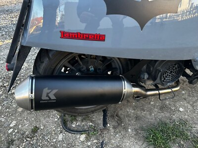 Turbo Kit GMax Edelstahl Sport Auspuff Lambretta V 125 Special 2018 2019 2020 4T