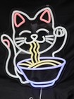 Fortune Cat Ramen Shop Neon Sign - Led Neon Light Wall Decor 14x11.5" read