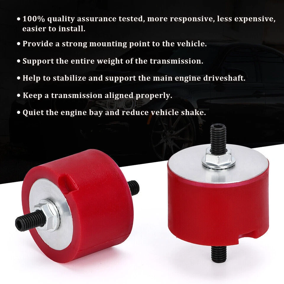 Left + Right Engine Motor+Transmission Mount Mounts Set Of 4 Fit For BMW E36 E46 - Image 4 of 4