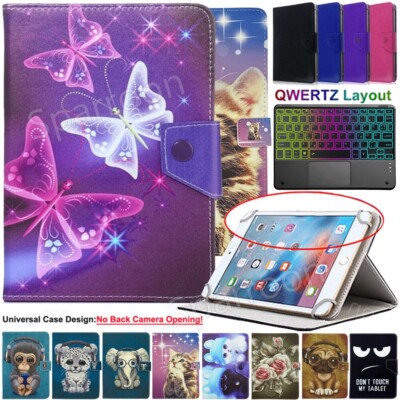 Hülle für Für Huawei Honor Pad X9/X8 Pro 11.5'' X8A 11'' QWERTZ RGB Tastatur Maus