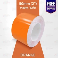 ORANGE 2" PIN STRIPE Car Model Motorcycle Decal Line TAPE Vinyl Sticker 50mm