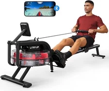 UTRYUP R10 Water Rowing Machines for Home 350 LB Weight Capacity with Bluetooth