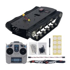 TS700 Tracked Robot Chassis Tank Metal w/ Motor Encoding Disk Remote Controller