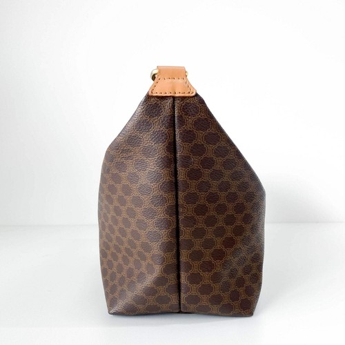 CELINE Macadam Brown Leather Handle Bag - Picture 4 of 17