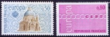 France 1971 MNH, Europa, Church Santa Maria della Salute 