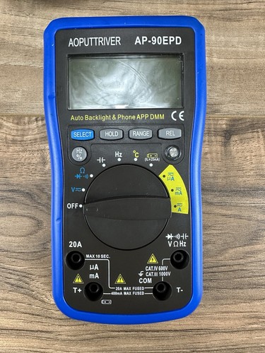 Bluetooth APP Digital Multimeter Auto Range True RMS AC DC Voltage Multi-Tester - Picture 5 of 5