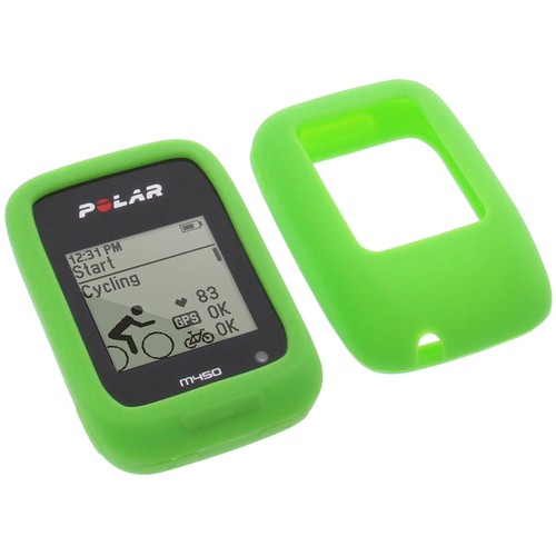 Bolsa para Polar M450 / M460 Funda Protectora de Silicona Goma Funda GPS Verde