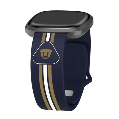 Affinity Bands UNAM Pumas HD Watch Band Compatible with Fitbit Versa 3 and Sense