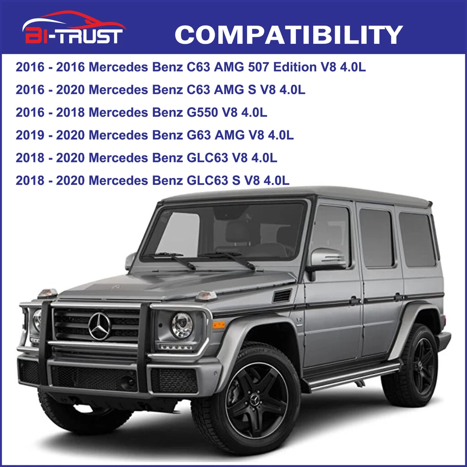 Filtro de aire del motor G63 AMG 2018-2020 apto para Mercedes-Benz GLC63 S 2019-2020 Foto 3 de 4