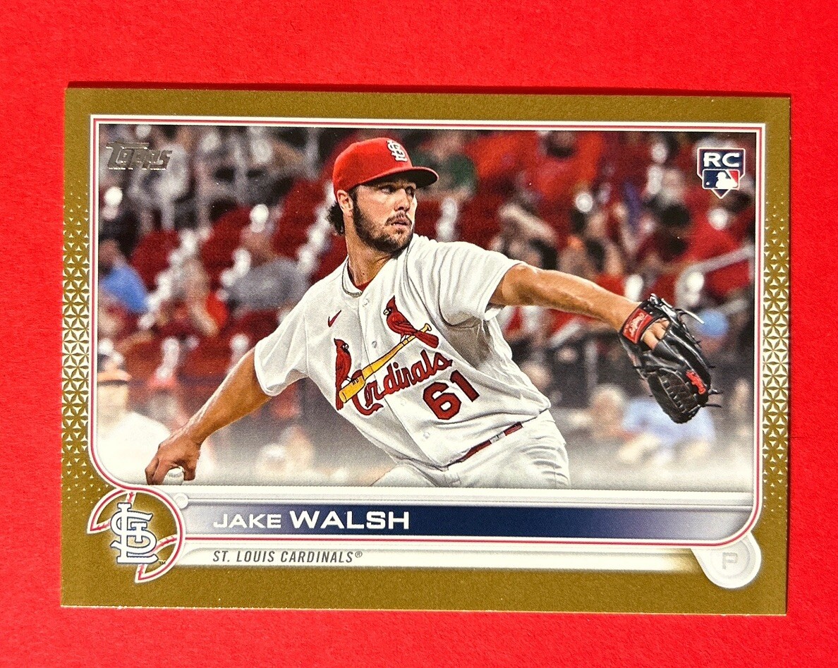 Jake Walsh ~ 2022 Topps ~ Rookie Gold 0414/2022 #US306