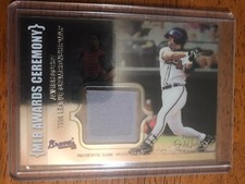 2002 Topps Gold Label #ACR-JL Javier Lopez Relics Class 3 Titanium Braves