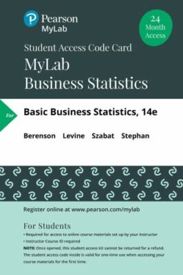 MyLab Statistics with Pearson eText -- Standalone Access Card -- for ...