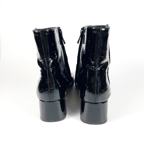 LOEFFLER RANDALL Supple Patent Leather Boots with Covered Zipper Size 8 - Picture 6 of 9