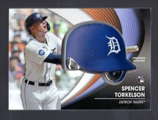 2022 Topps SPENCER TORKELSON Rookie Commemorative Batting Helmet Detroit Tigers