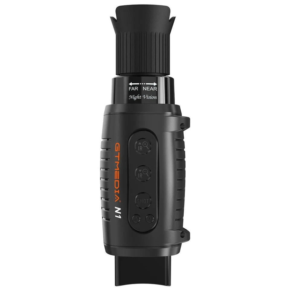 Night Vision Monocular Day Night Rechargeable Focusable 7 IR 5X ZOOM Infrared - Image 3 of 4