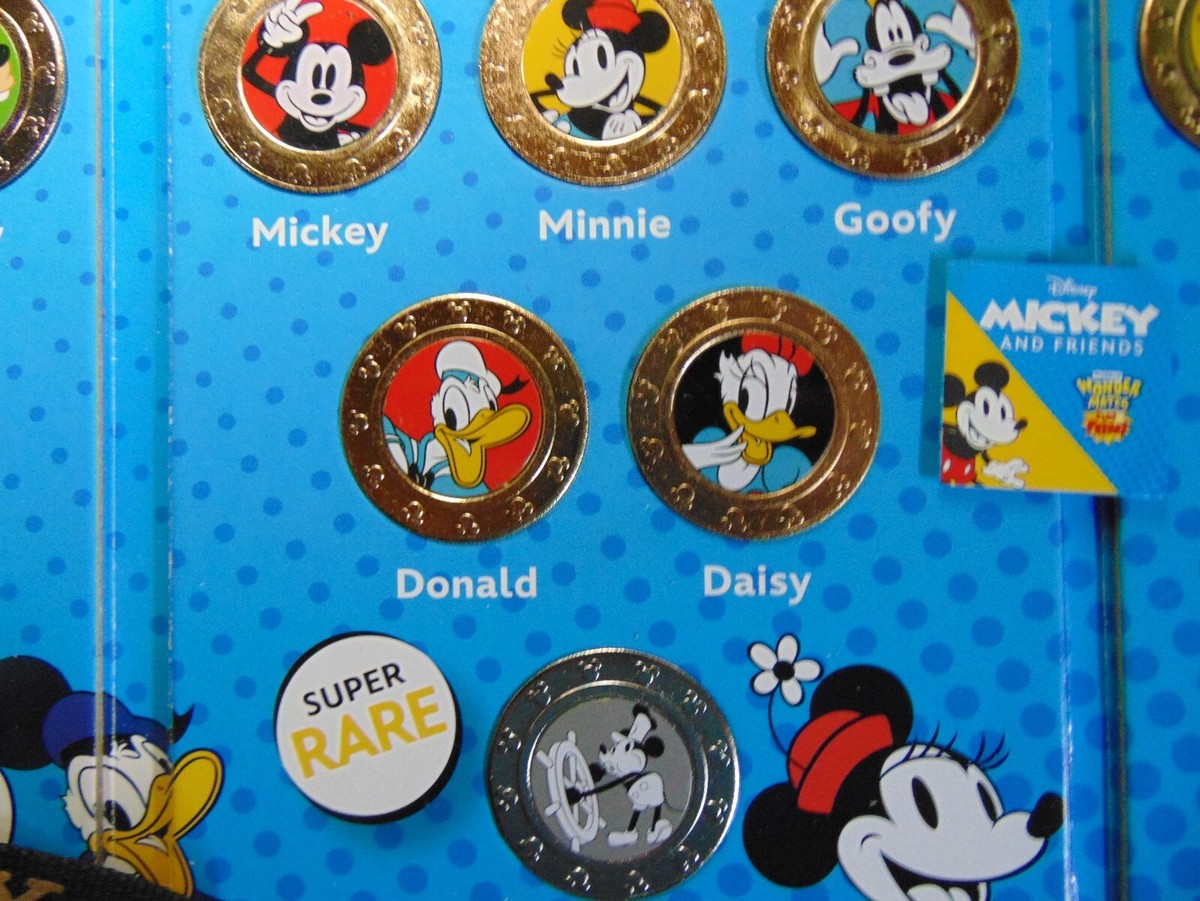 Disney Mickey Coins with collector's book includes Steamboat