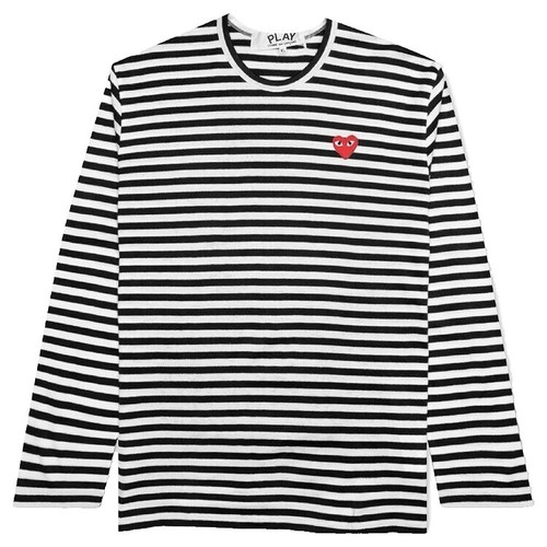 COMME des GARCONS HOMME Stripe Switching T-shirt Size XS(K-157077