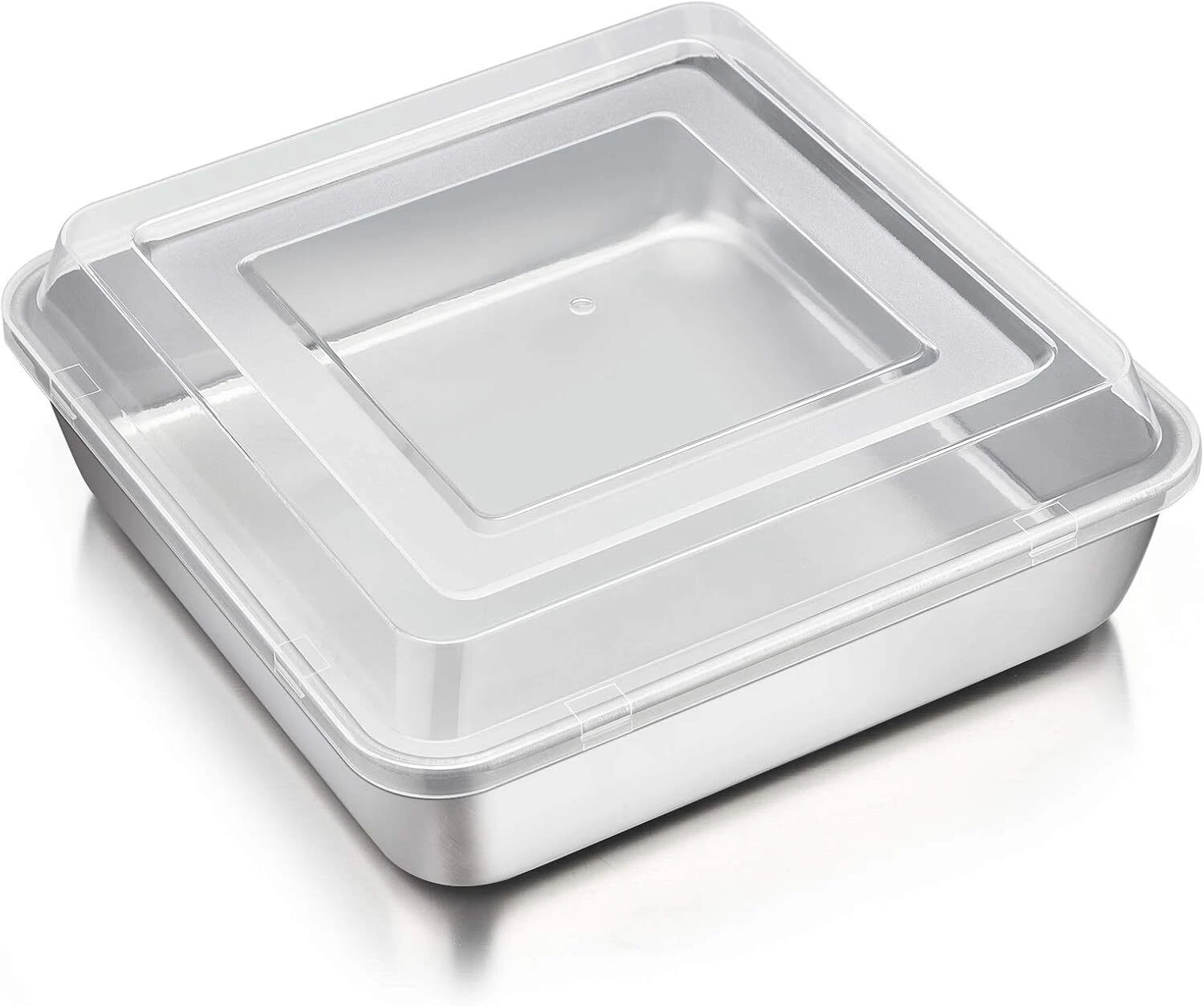 8 x 8-Inch Square Baking Pan with Lid Stainless Steel Square Cake Brownie Pa
Opens in a new window o