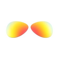 Walleva Fire Red Polarized Replacement Lenses For Ray-Ban RB4125 Cats 5000 59mm