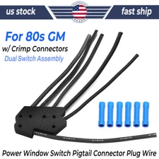 For 80s GM Chevy C10 K5 Monte Carlo El Camino Power Window Switch Connector Plug