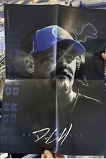 Detroit Lions SGA Fold-Out Program Poster 12/5/24 Dan Campbell 16x22