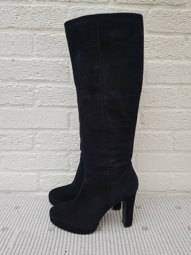 dune black suede boots