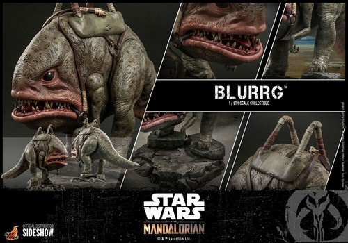 Star Wars The Mandalorian Action Figure 1/6 Blurrg 37 cm Action figures Hot Toys - Foto 2 di 10