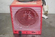 Dayton Heavy-Duty Portable Fan Forced Electric Heater Model 3VU36 240/208  for sale online | eBay